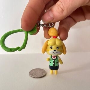 Nintendo Animal Crossing Isabelle Backpack Buddy keychain or bag clip